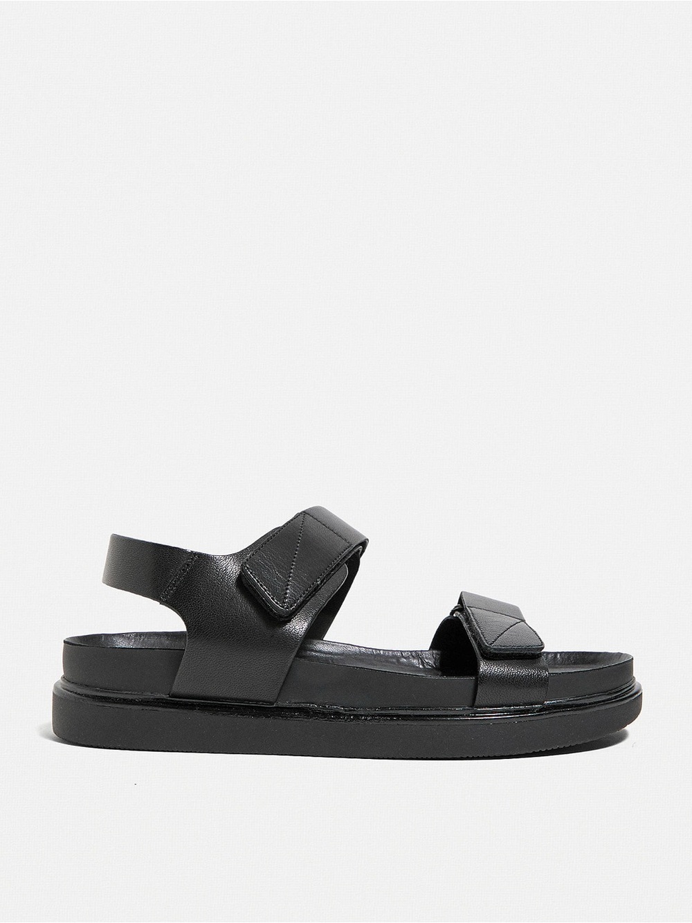 Vagabond Erin Black Leather Slingback Sandals 8.5